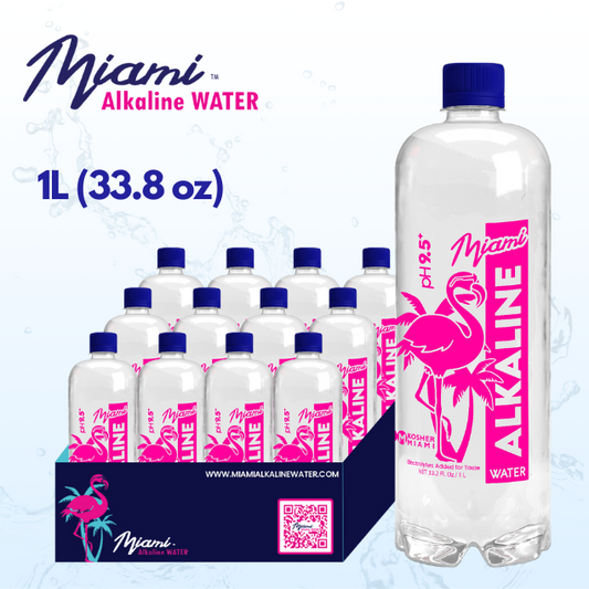 1 L ALKALINE WATER 12PK
