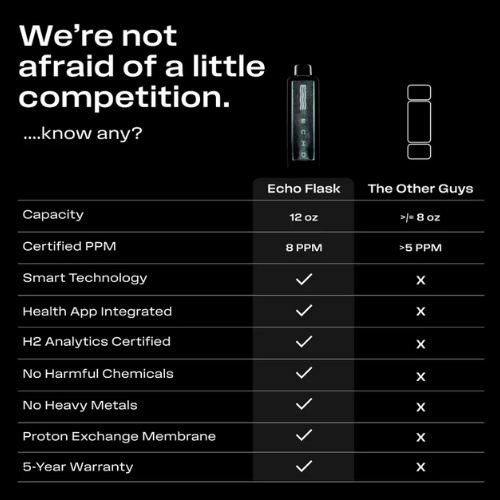 Echo Flask Hydrogen Water Bottle